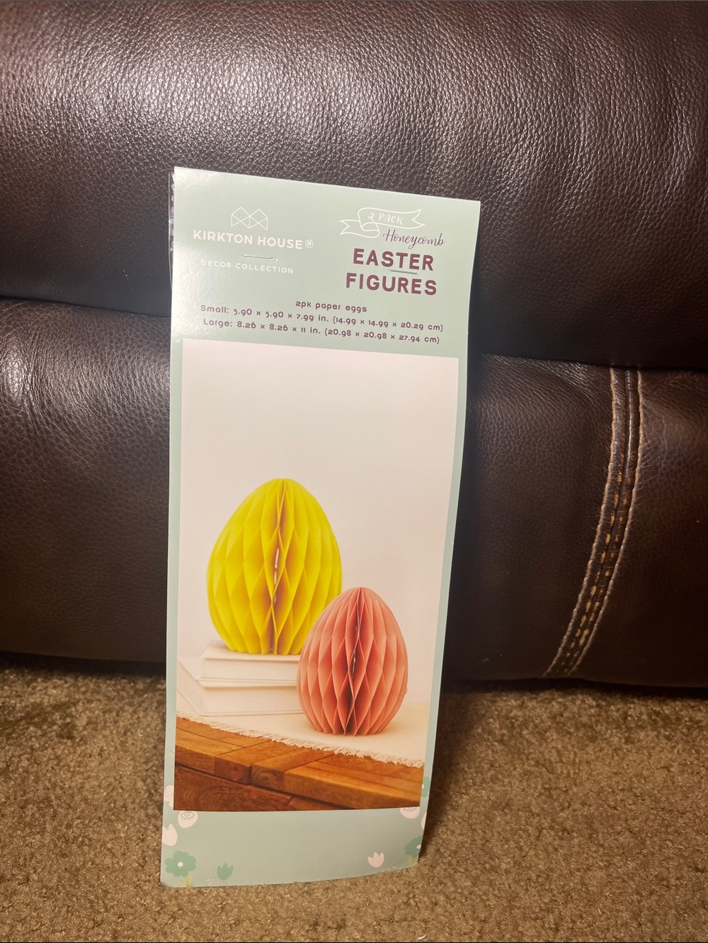Kirkton House Yellow Easter Figures Honeycomb Decorations